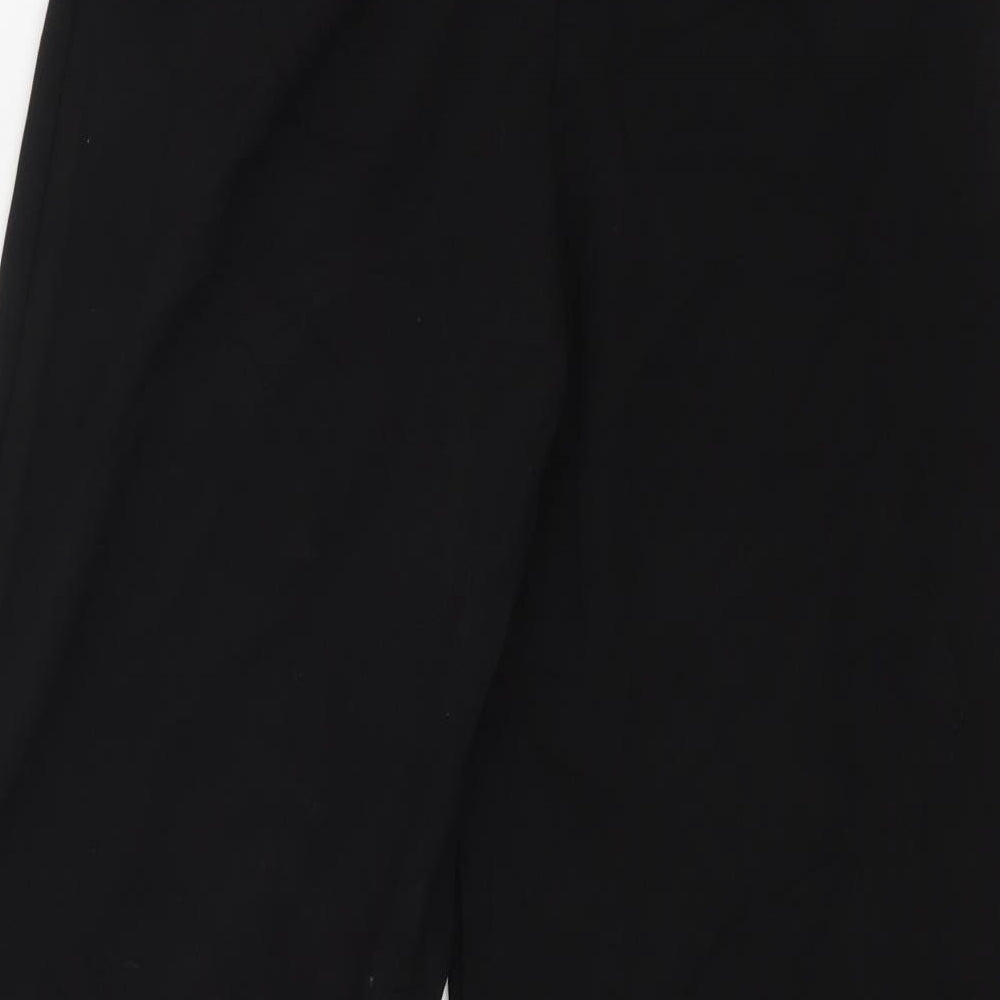 PRETTYLITTLETHING Womens Black   Trousers  Size 10 L27 in