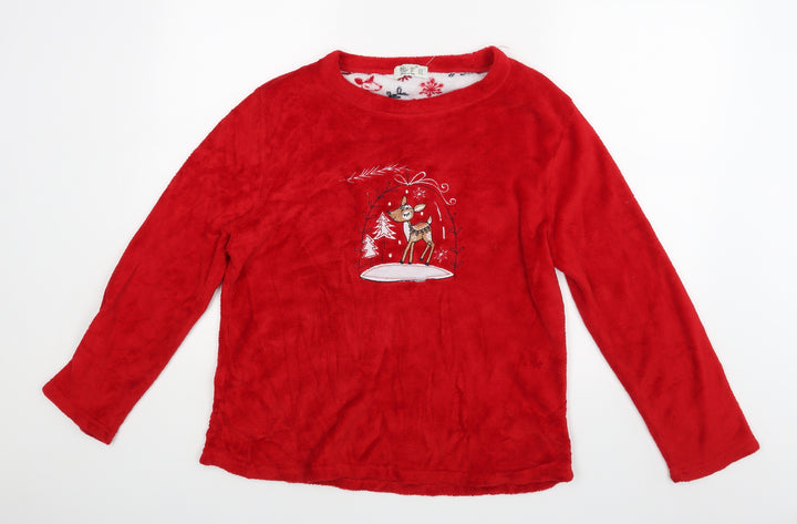 Love To Lounge Womens Red   Top Pyjama Top Size 14