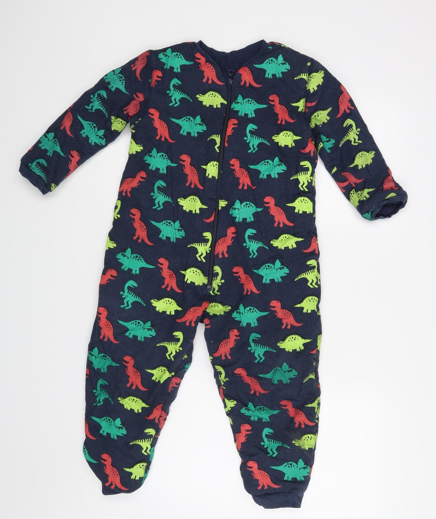 Mothercate Boys Blue    One Piece Size 6-7 Years  - Dinasours