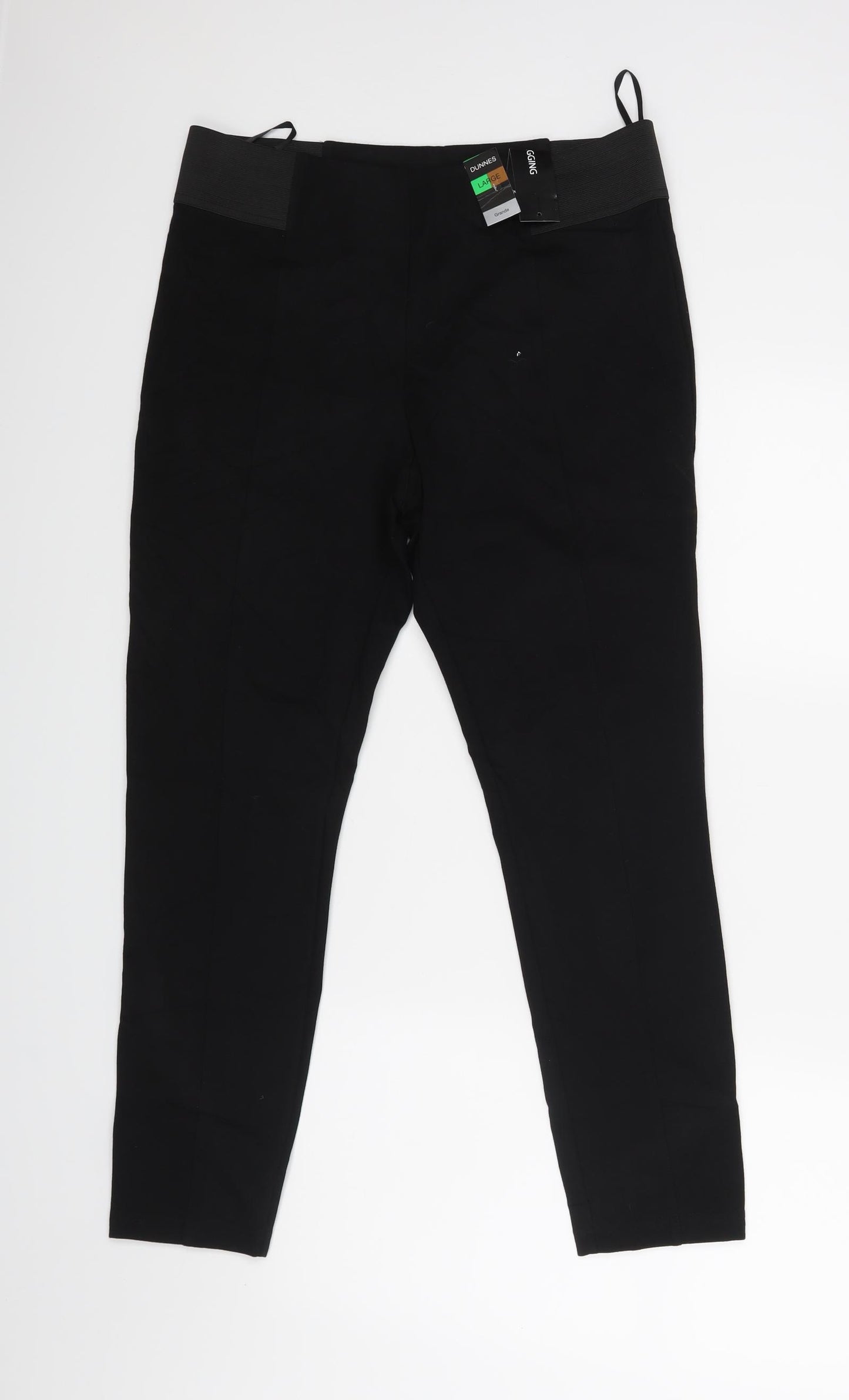 Dunnes Womens Black   Dress Pants Trousers Size L L26 in