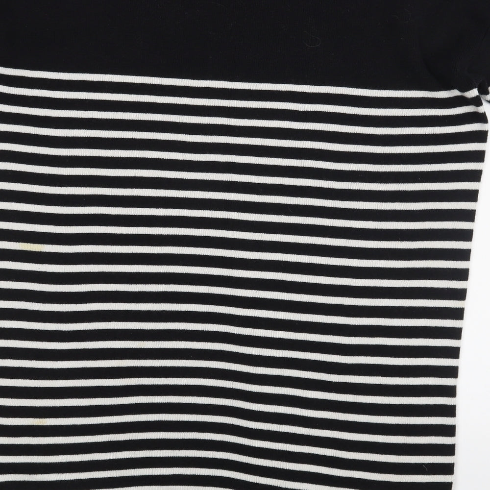 Atmosphere Womens Black Striped  Basic Blouse Size 16