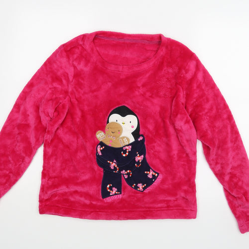 George Womens Pink    Pyjama Top Size 12  - Penguin