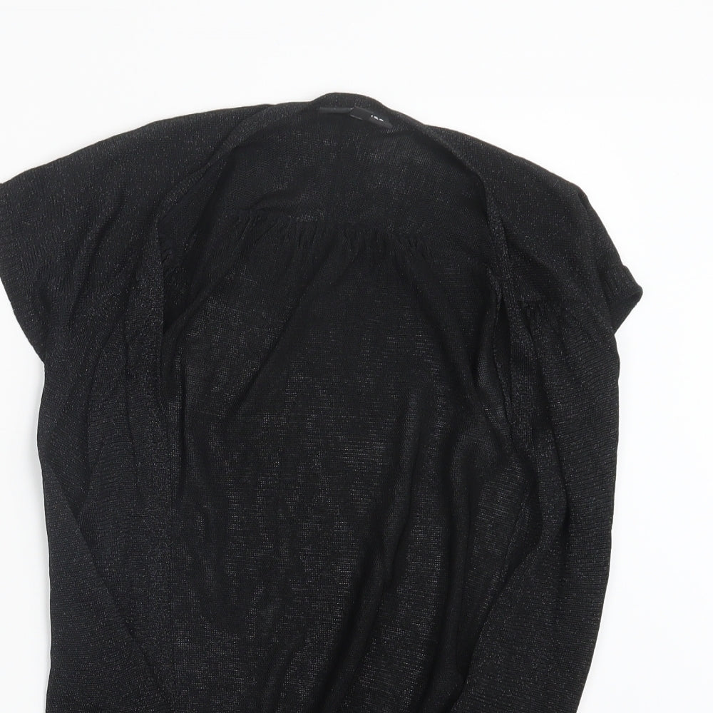 Warehouse Womens Black   Cardigan Jumper Size 6