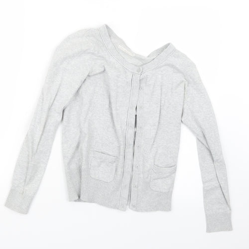 XSIDE Womens Grey  Knit Cardigan Jumper Size S
