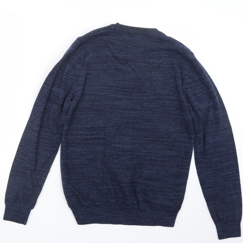 NEXT Mens Blue  Knit Pullover Jumper Size M