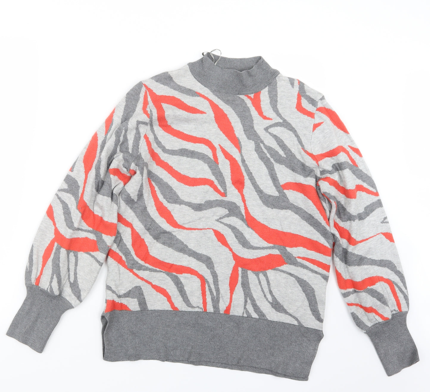 Preworn Womens Grey  Knit Pullover Jumper Size M