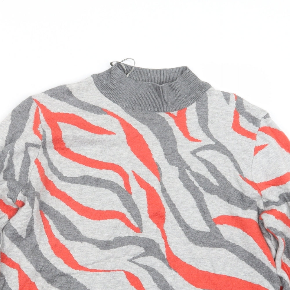 Preworn Womens Grey  Knit Pullover Jumper Size M