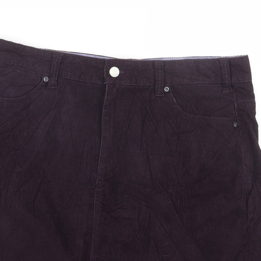 Gap Womens Purple   Straight & Pencil Skirt Size 14