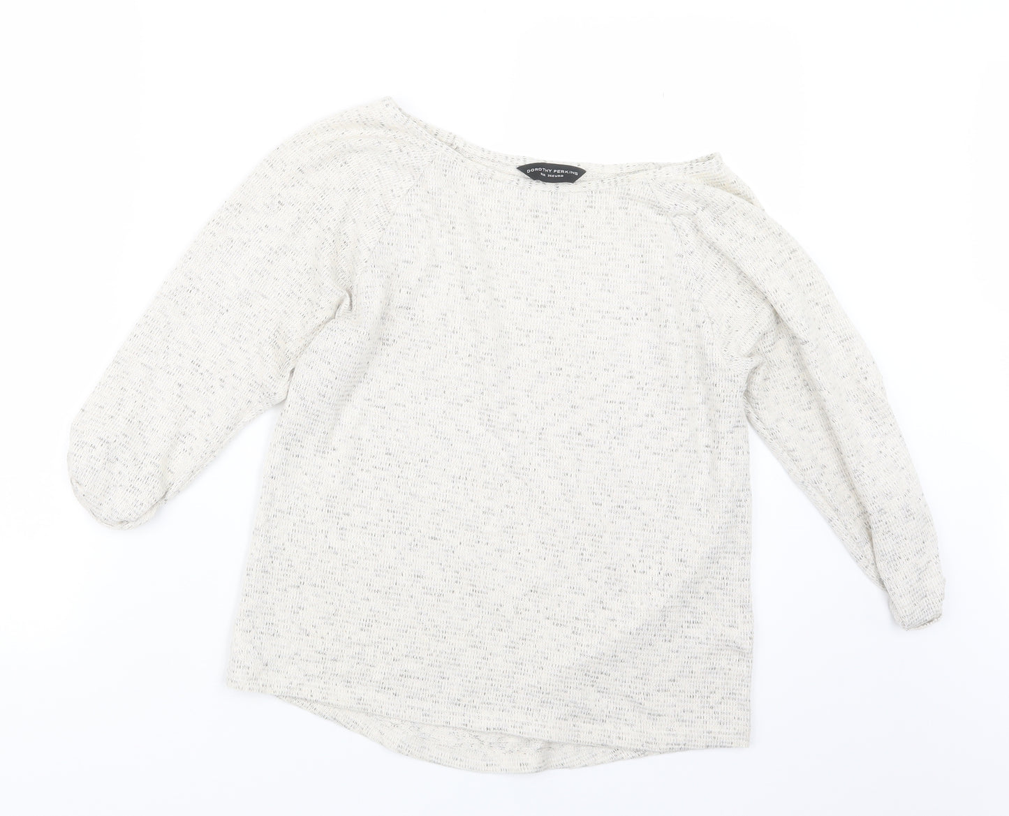 Dorothy Perkins Womens Beige  Knit Pullover Jumper Size 8