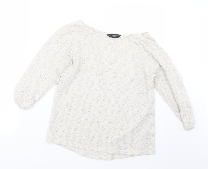 Dorothy Perkins Womens Beige  Knit Pullover Jumper Size 8