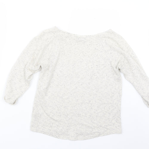 Dorothy Perkins Womens Beige  Knit Pullover Jumper Size 8