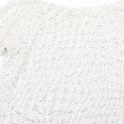 Dorothy Perkins Womens Beige  Knit Pullover Jumper Size 8