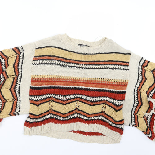 Atmosphere Womens Red  Knit Pullover Jumper Size S