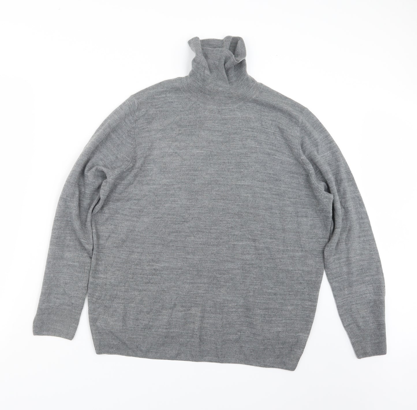 Marks and Spencer Womens Grey  Knit Pullover Jumper Size 18