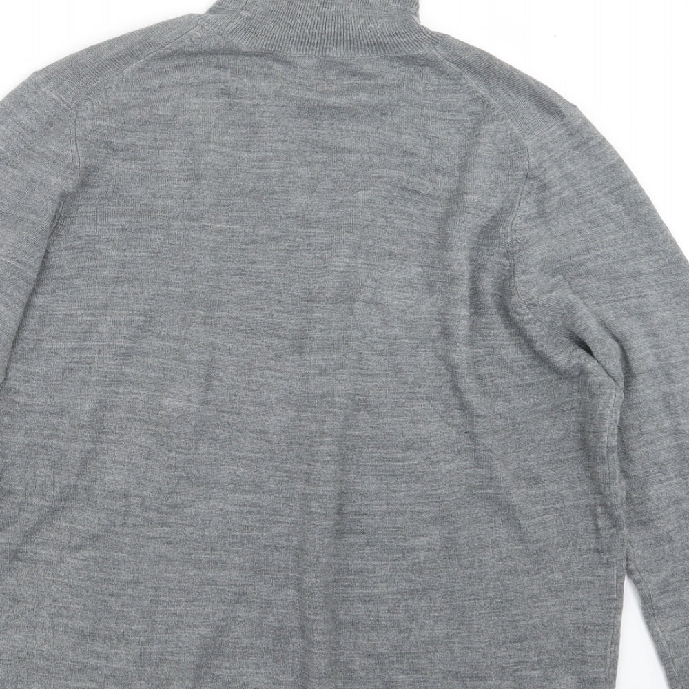 Marks and Spencer Womens Grey  Knit Pullover Jumper Size 18