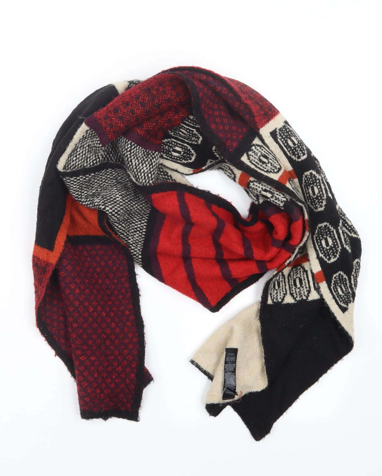 Marks and Spencer Womens Red  Knit  Scarf