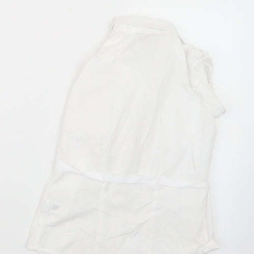 NEXT Girls White   Basic Button-Up Size 8 Years