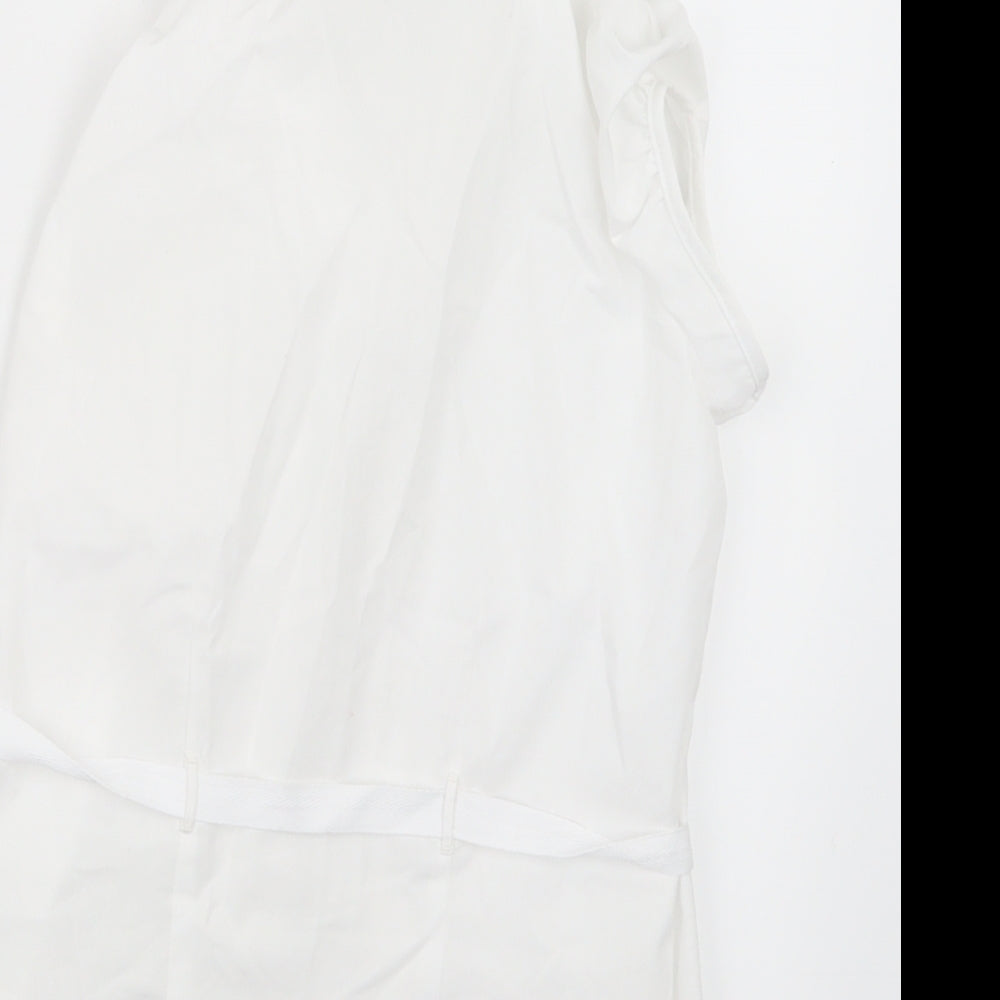 NEXT Girls White   Basic Button-Up Size 8 Years