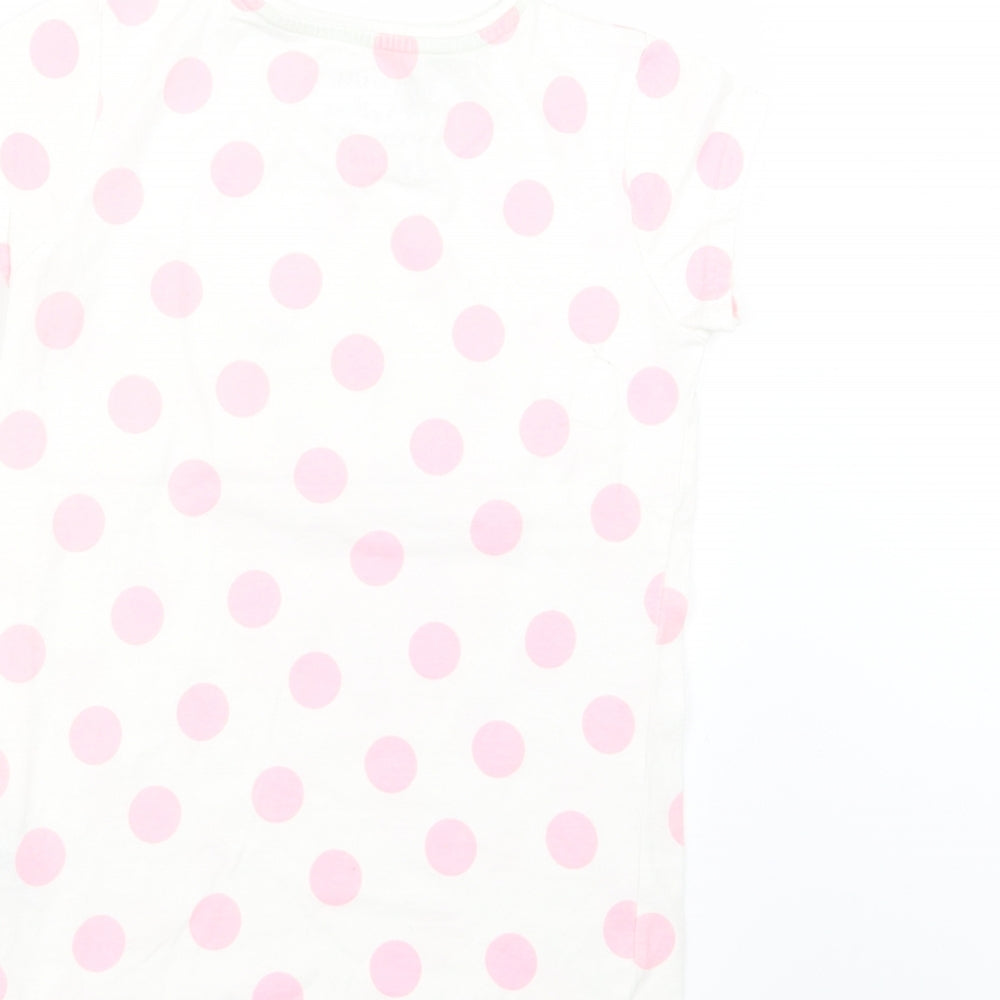 NEXT Girls Pink Geometric  Top Pyjama Top Size 9 Years