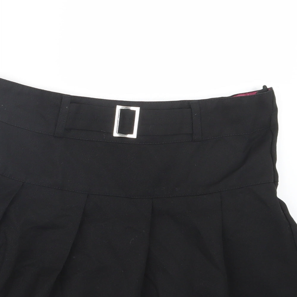 Back to School Girls Black   Pleated Skirt Size 7-8 Years