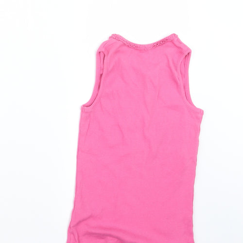 George Girls Pink   Basic Tank Size 10-11 Years