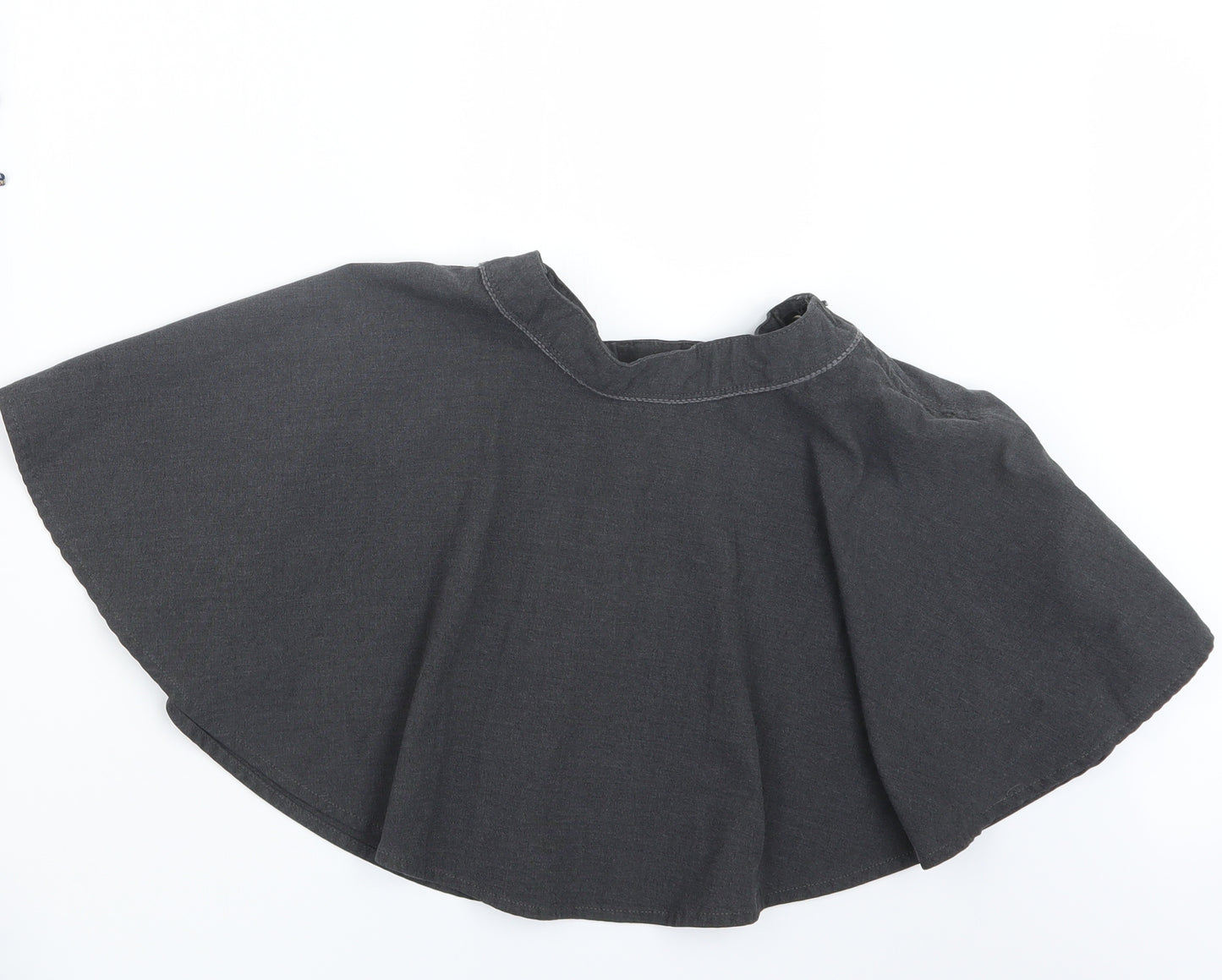 Marks and Spencer Girls Grey   A-Line Skirt Size 7-8 Years