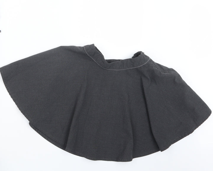 Marks and Spencer Girls Grey   A-Line Skirt Size 7-8 Years