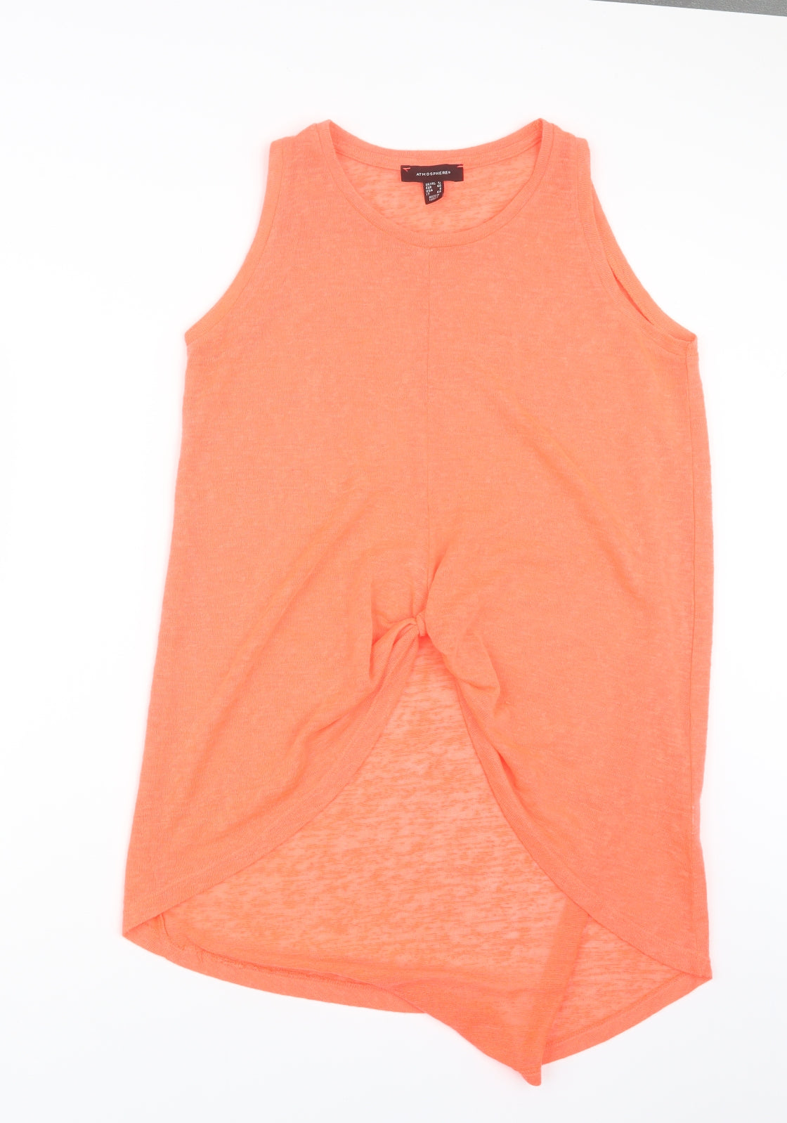 Atmosphere Womens Orange  Knit Pullover Jumper Size 12  - Neon