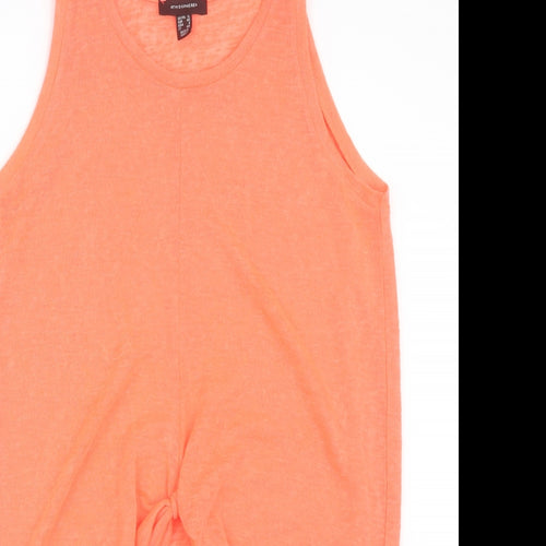 Atmosphere Womens Orange  Knit Pullover Jumper Size 12  - Neon