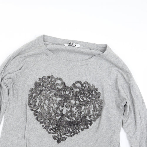 NEXT Womens Grey  Knit Pullover Jumper Size 12