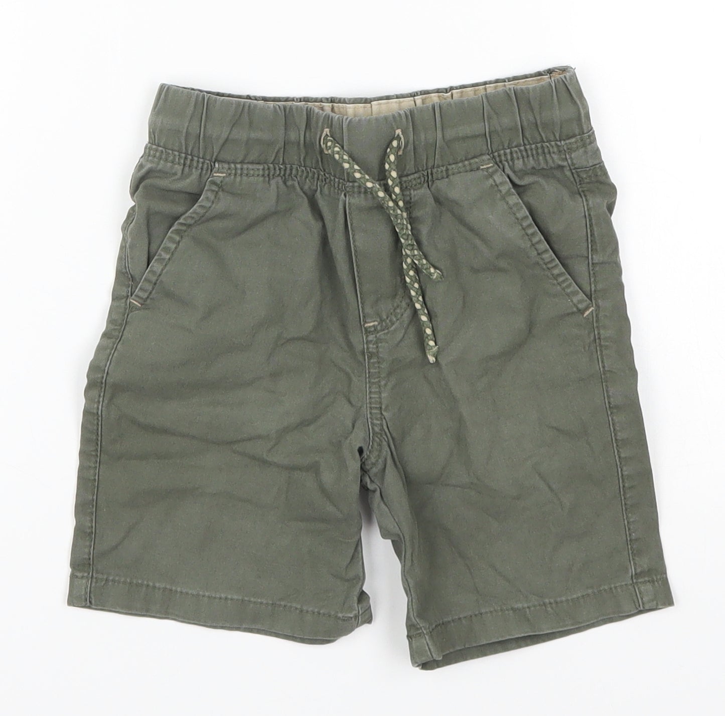 Denim Co Boys Green   Bermuda Shorts Size 3-4 Years
