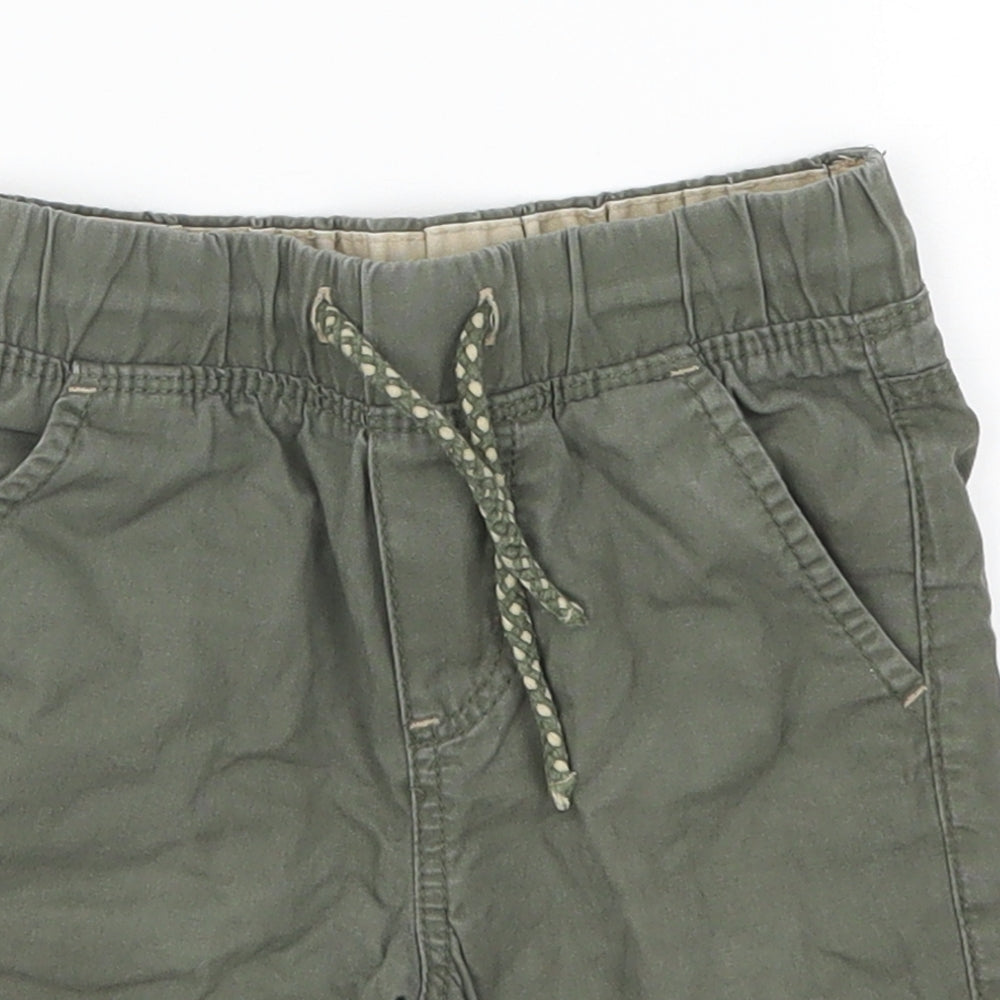 Denim Co Boys Green   Bermuda Shorts Size 3-4 Years