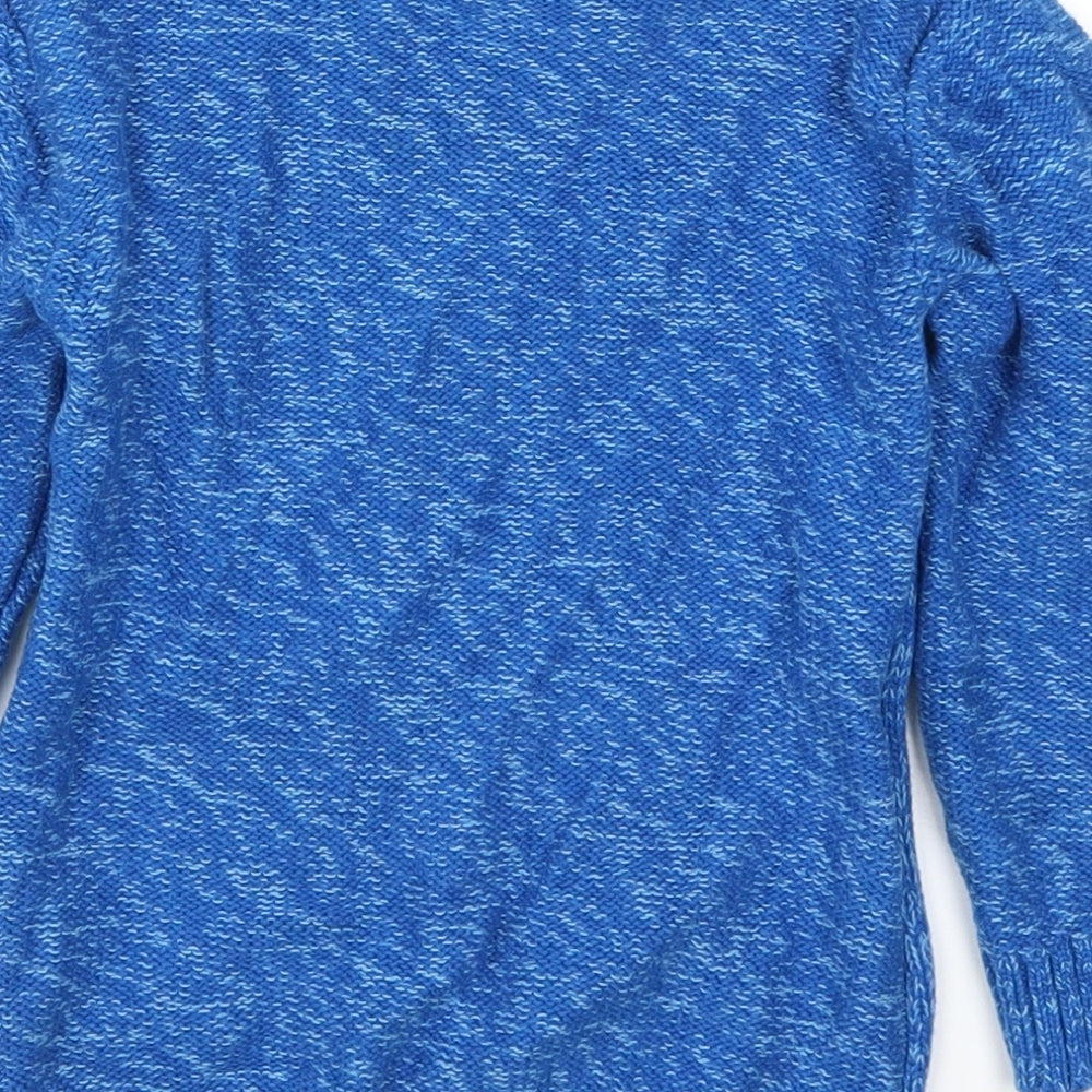 Blue Zoo Boys Blue  Knit Pullover Jumper Size 3-4 Years