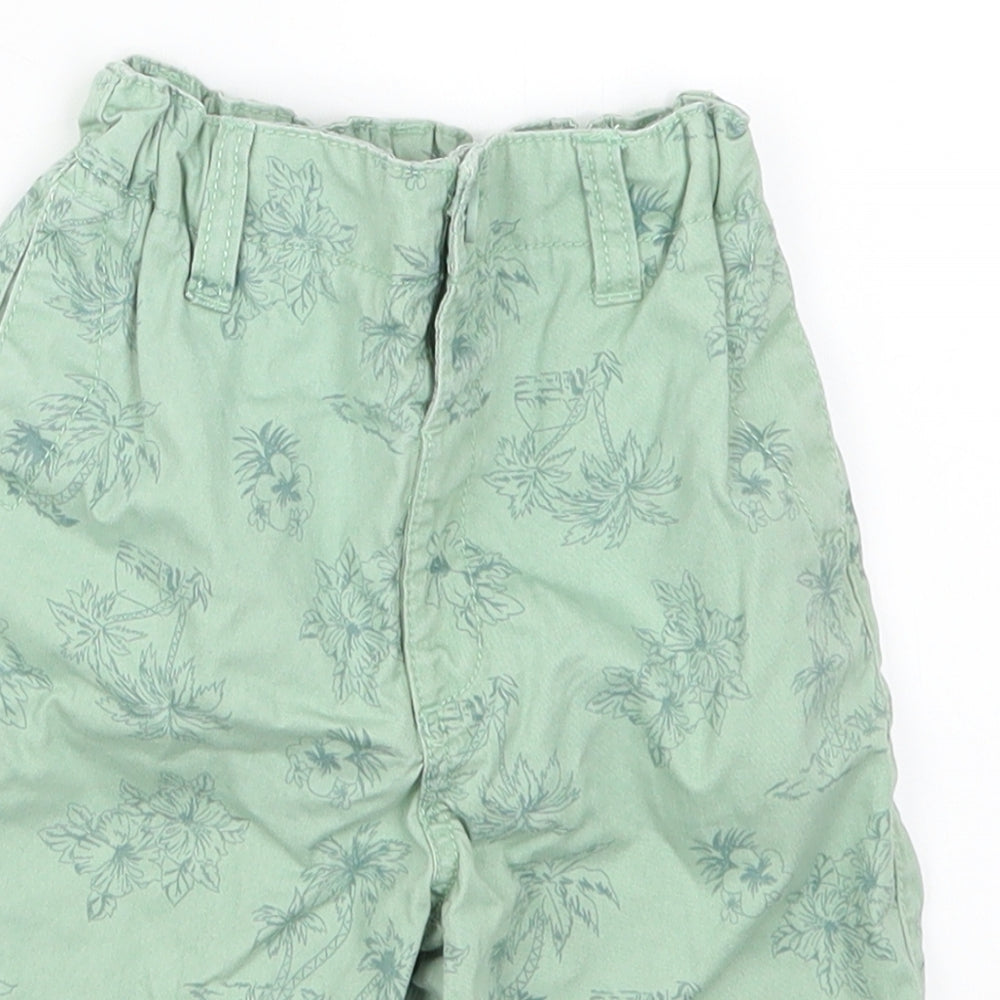 Matalan Boys Green   Chino Trousers Size 3-4 Years - Tree Print