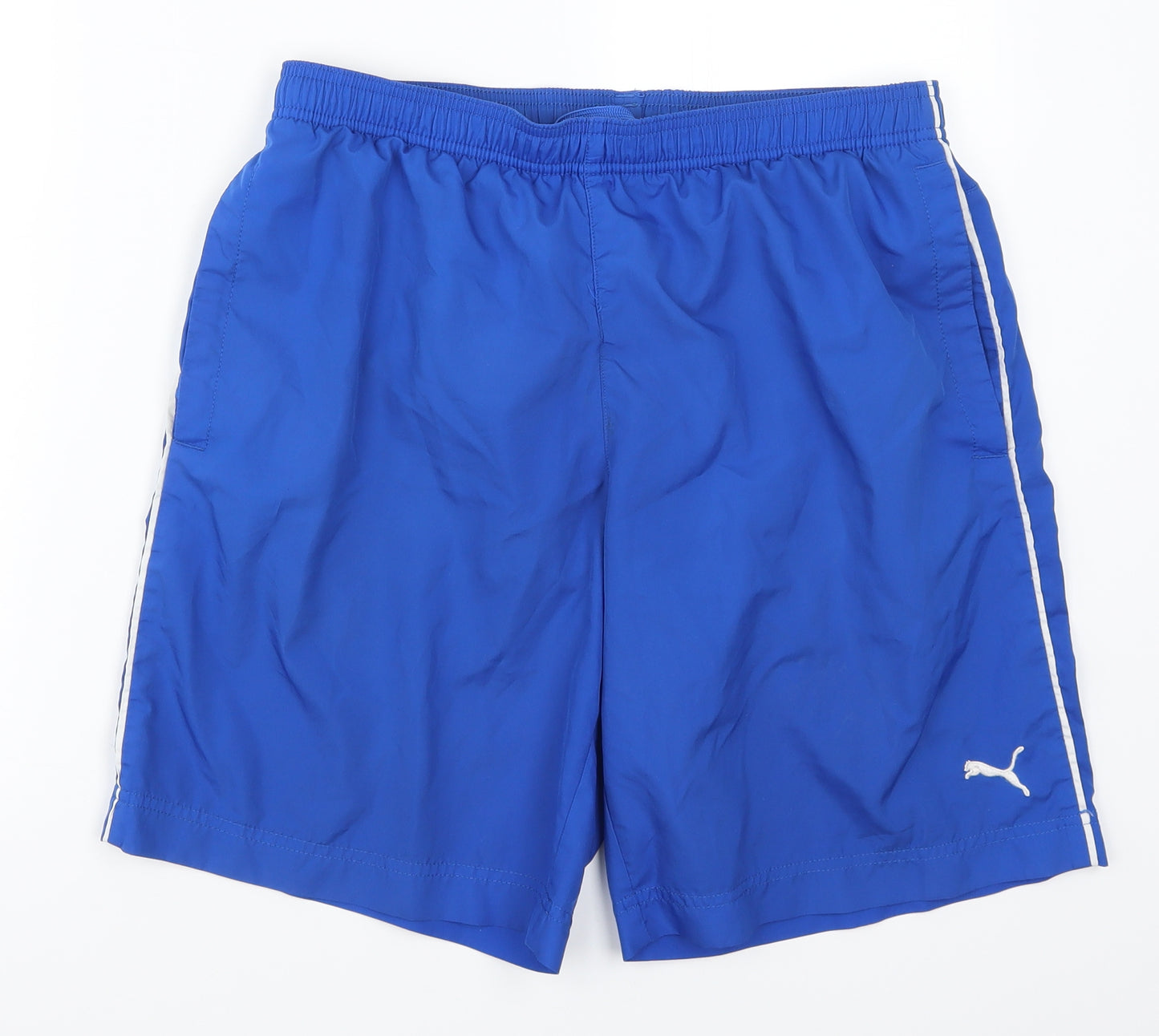 PUMA Mens Blue   Athletic Shorts Size M