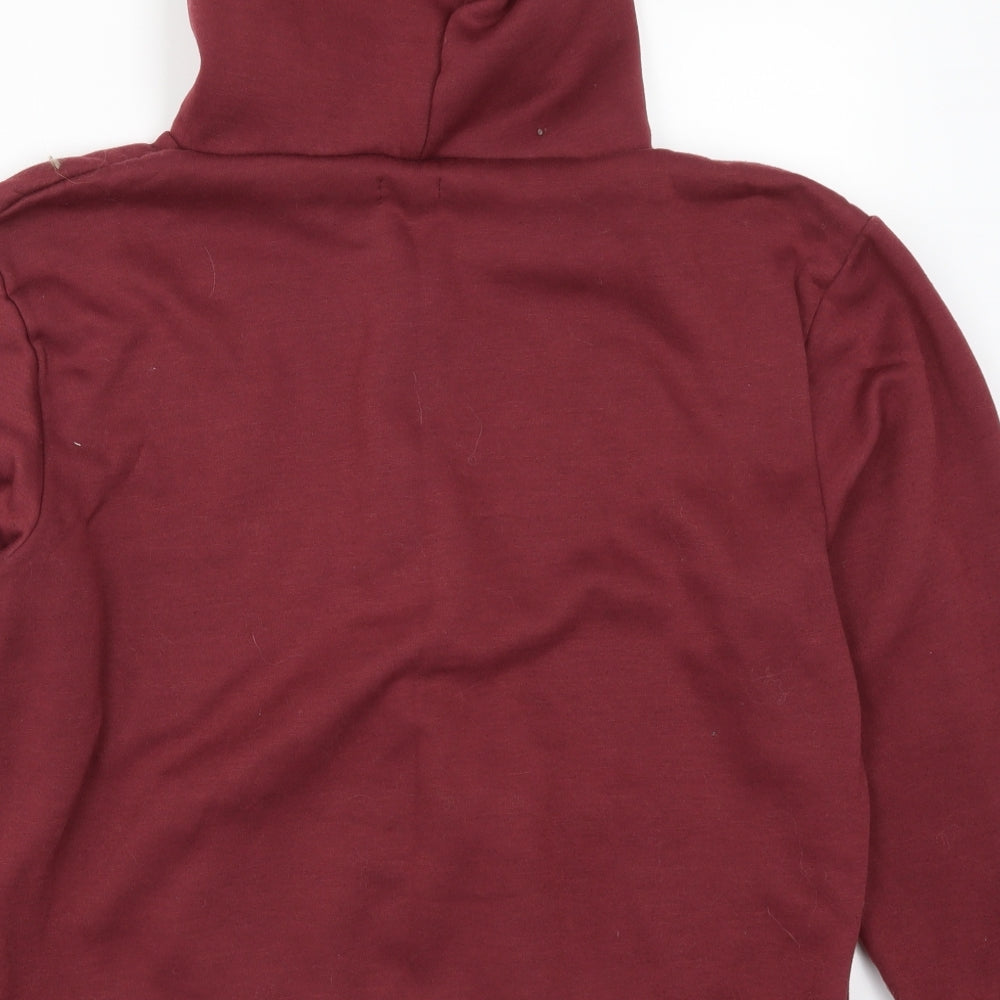 Influx Mens Red   Full Zip Hoodie Size 2XL