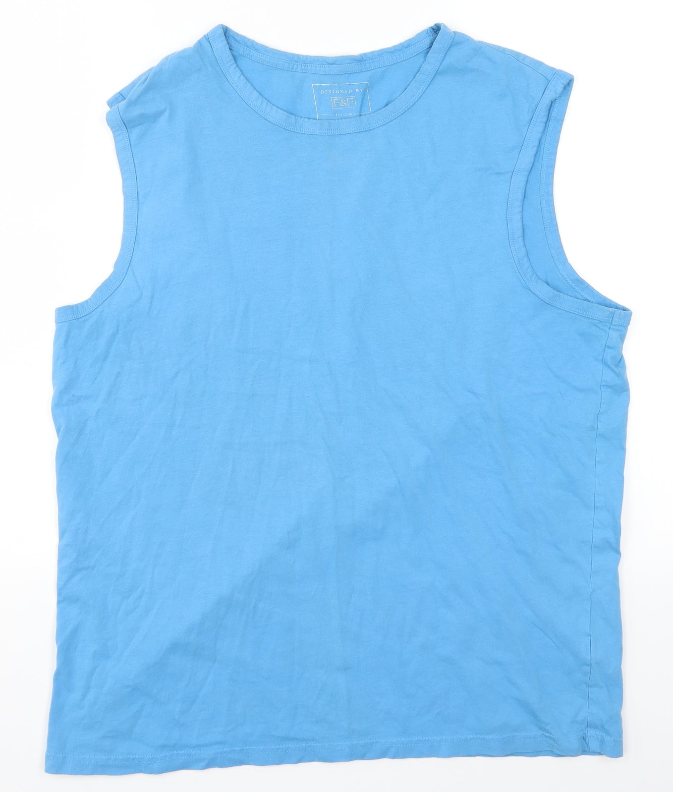 F&F Mens Blue    T-Shirt Size L