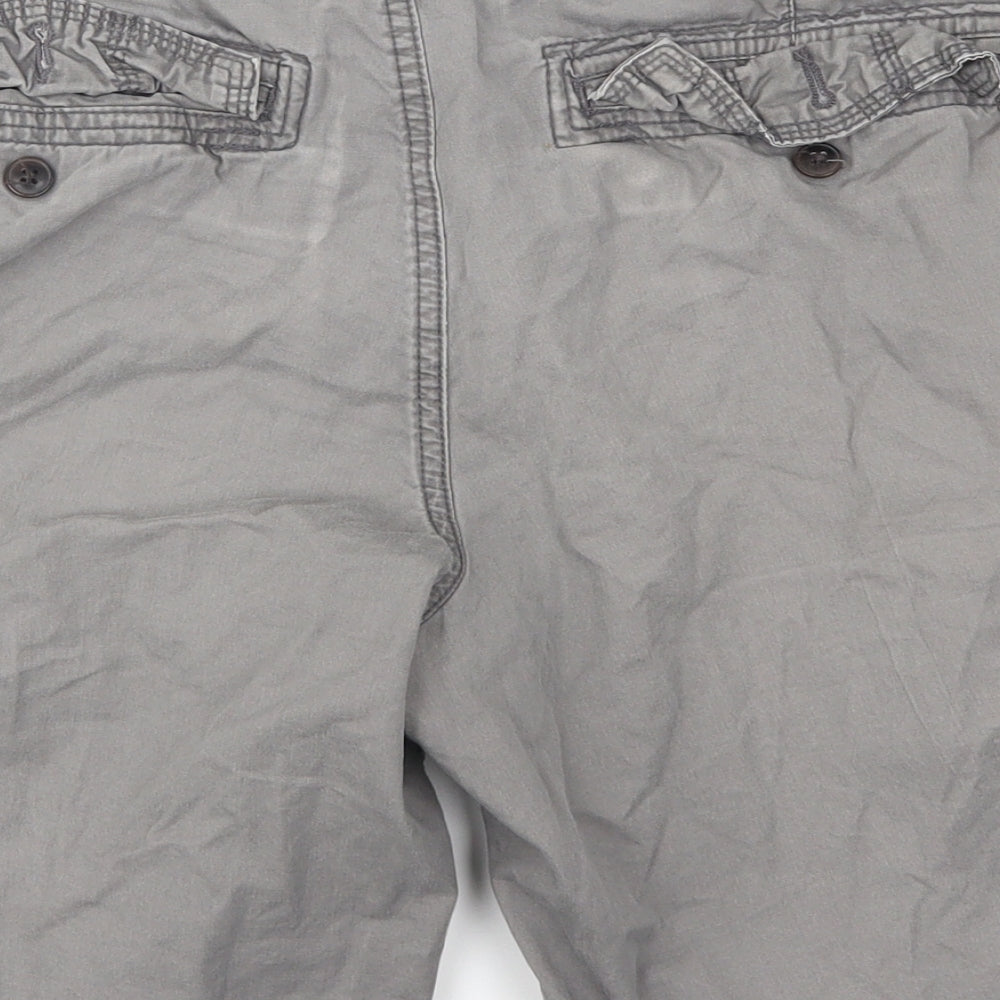George Mens Grey   Cargo Shorts Size 36