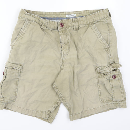 Boston Crew Mens Beige   Cargo Shorts Size 36