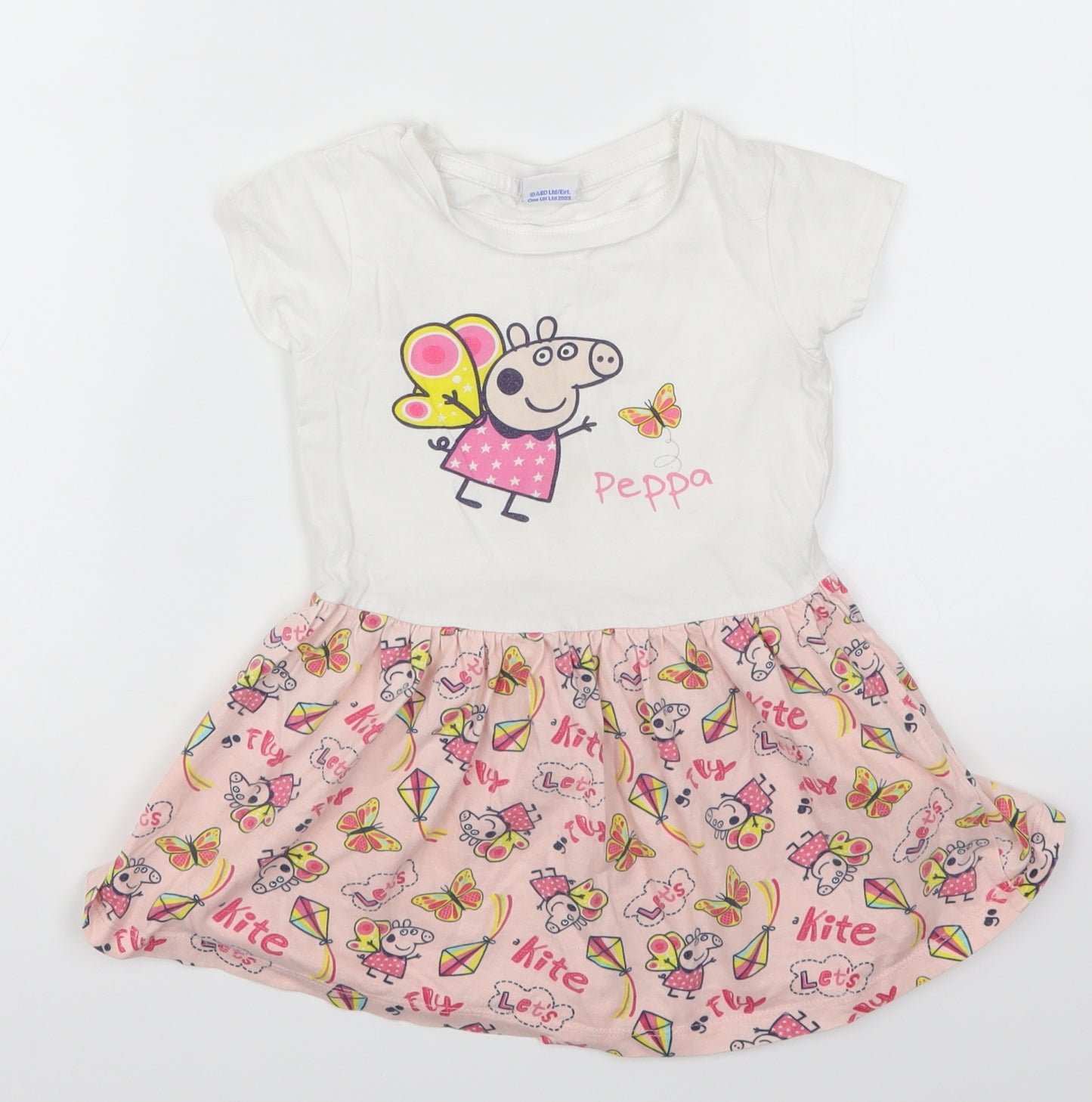 Shop Direct Girls Pink   T-Shirt Dress  Size 3-4 Years  - Peppa Pig