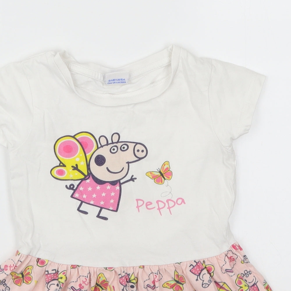 Shop Direct Girls Pink   T-Shirt Dress  Size 3-4 Years  - Peppa Pig