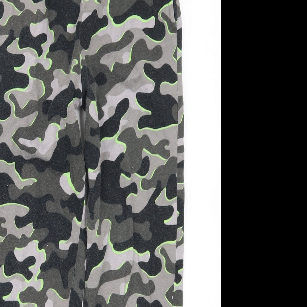 NEXT Boys Grey Camouflage  Sweatpants Trousers Size 8-9 Years - Loungewear
