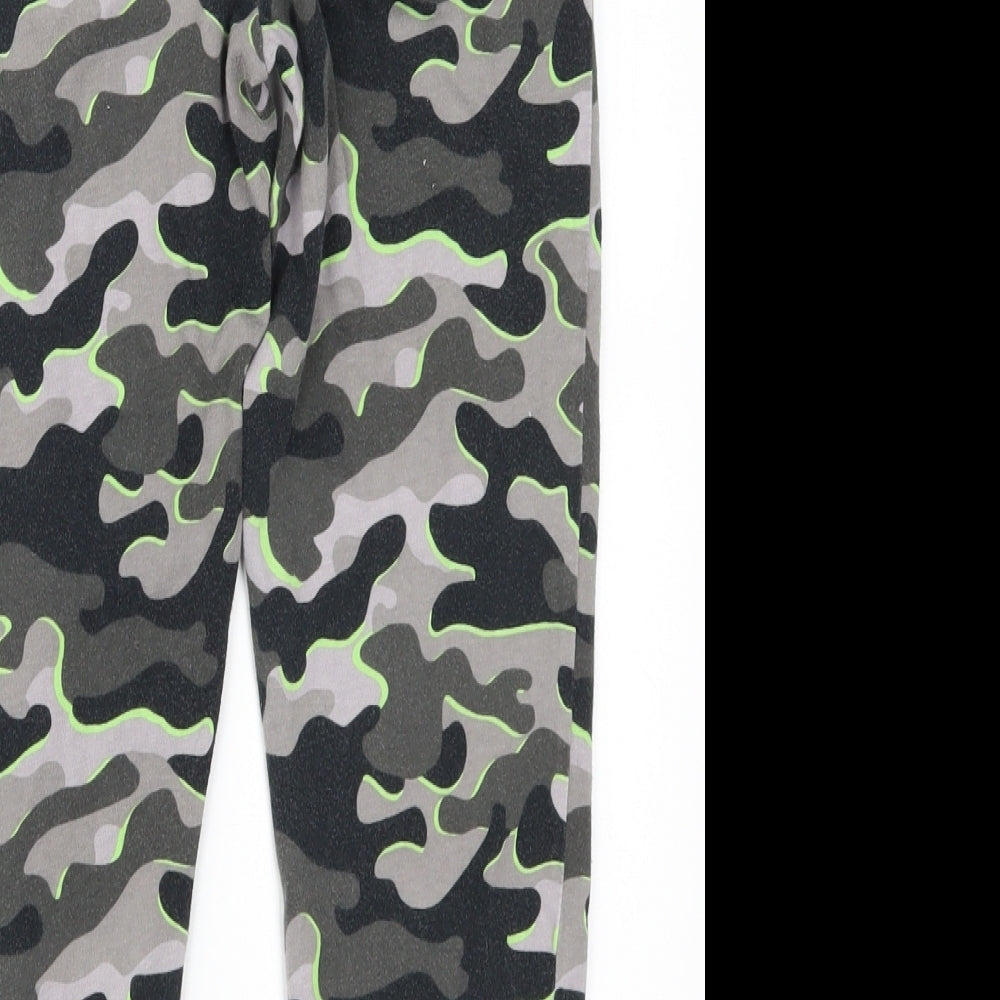 NEXT Boys Grey Camouflage  Sweatpants Trousers Size 8-9 Years - Loungewear