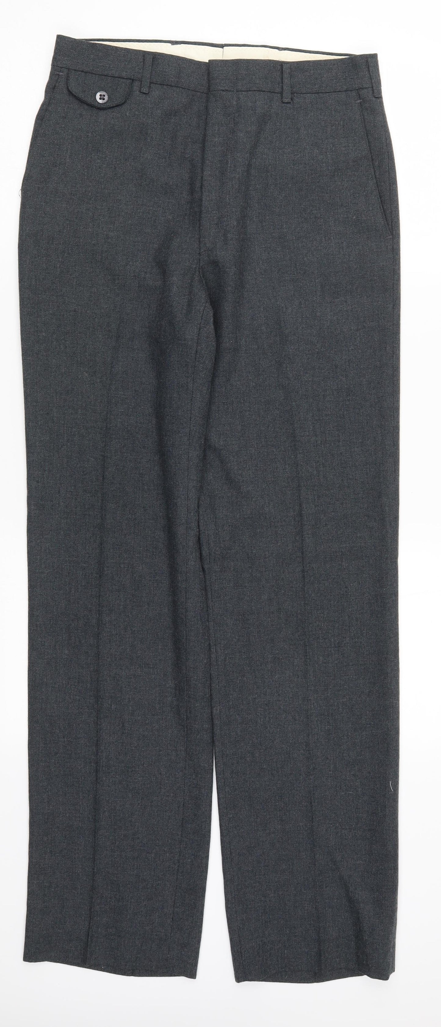Gallery Mens Grey   Trousers  Size 30 L31 in