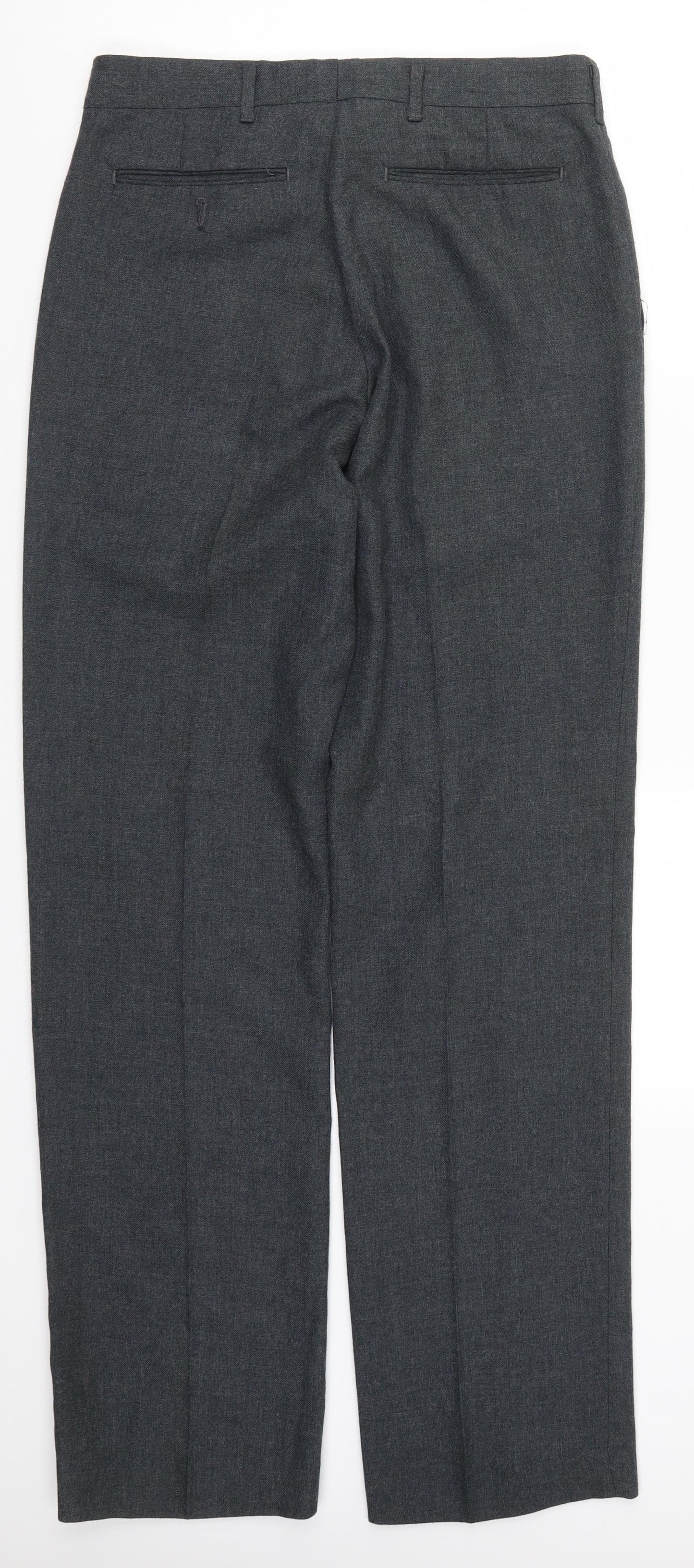 Gallery Mens Grey   Trousers  Size 30 L31 in