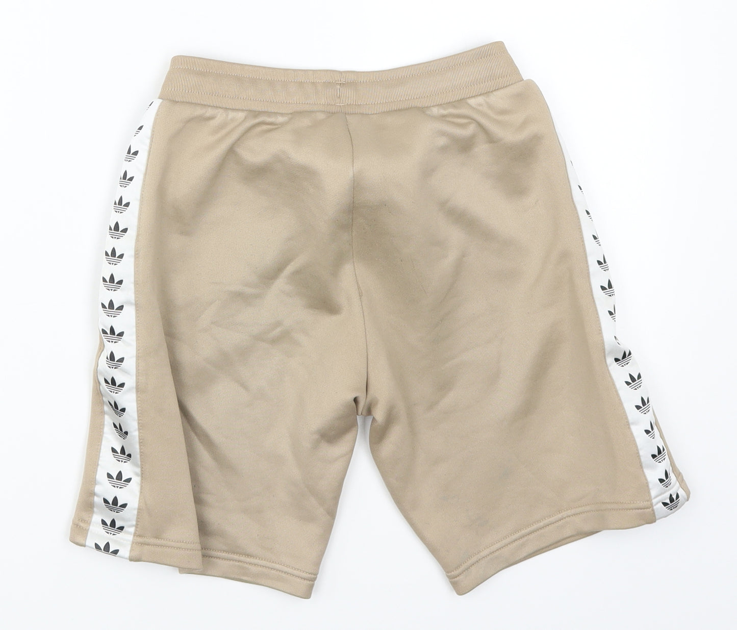 adidas Boys Beige   Sweat Shorts Size 9-10 Years - Logo