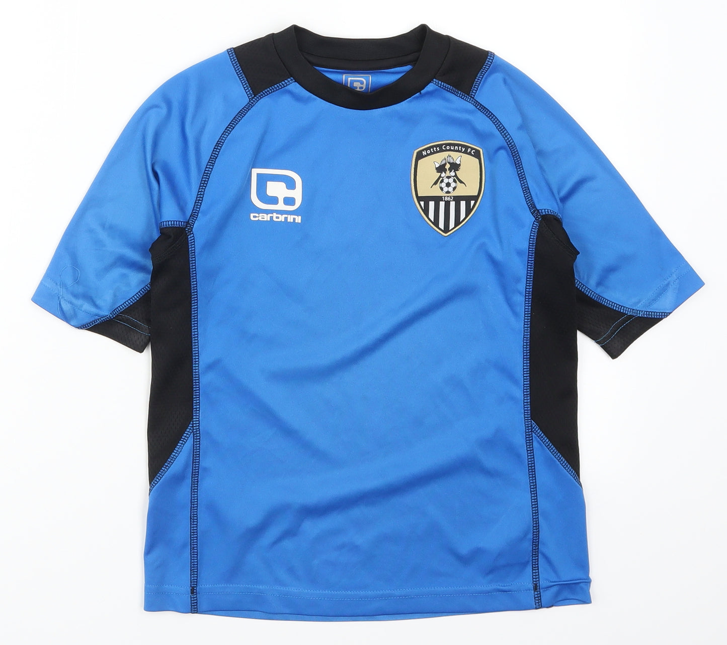 Carbrini Boys Blue   Basic T-Shirt Size S  - Notts Country FC