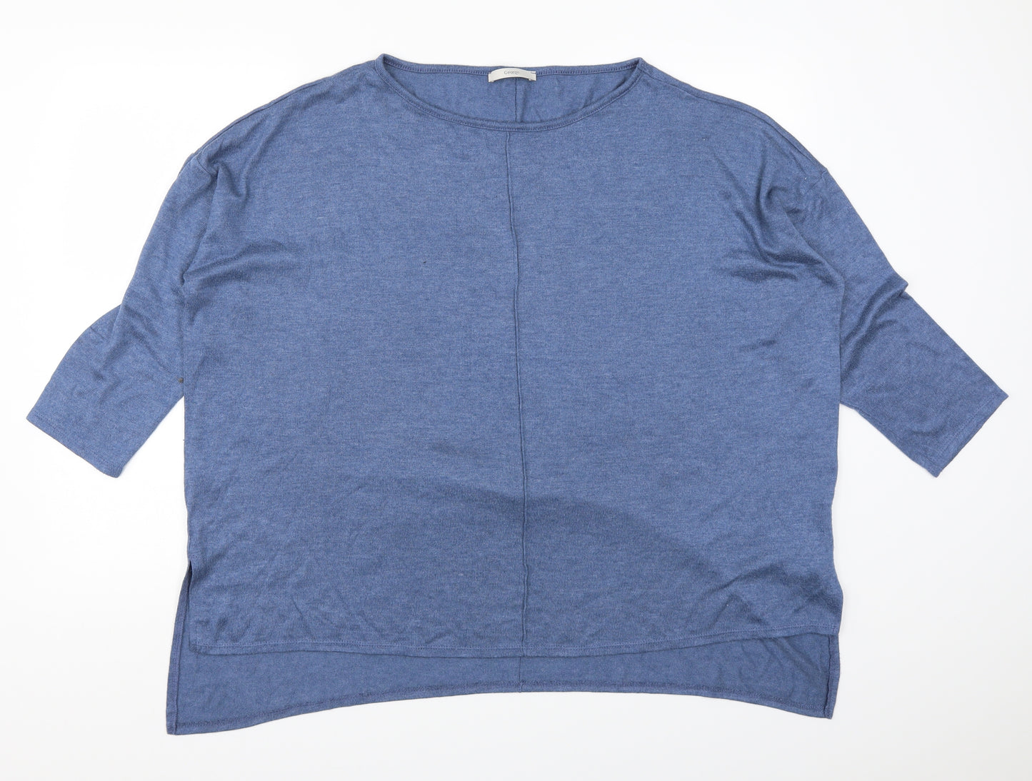 George Womens Blue   Basic T-Shirt Size 18