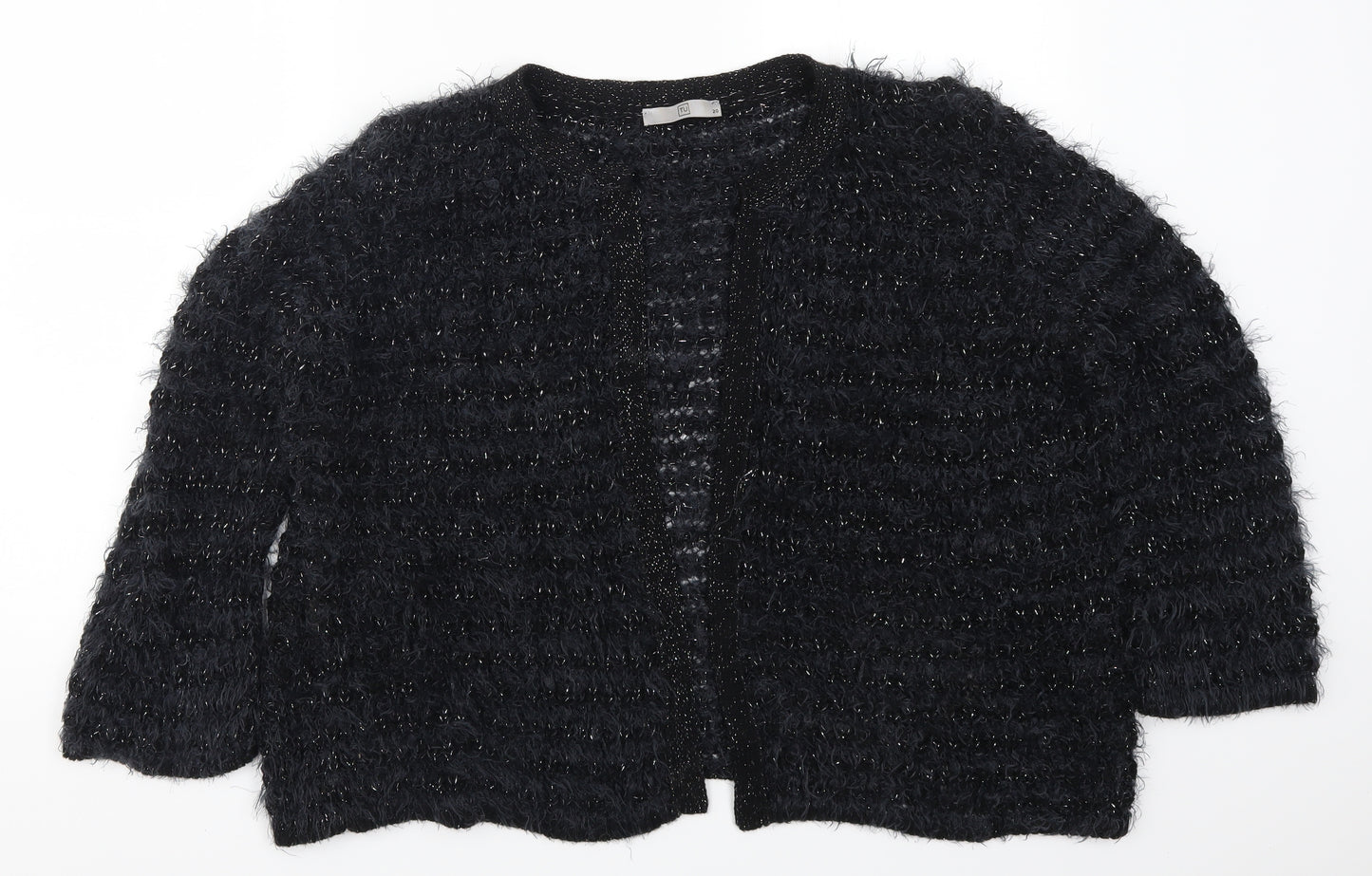 TU Womens Black  Knit Cardigan Jumper Size 20