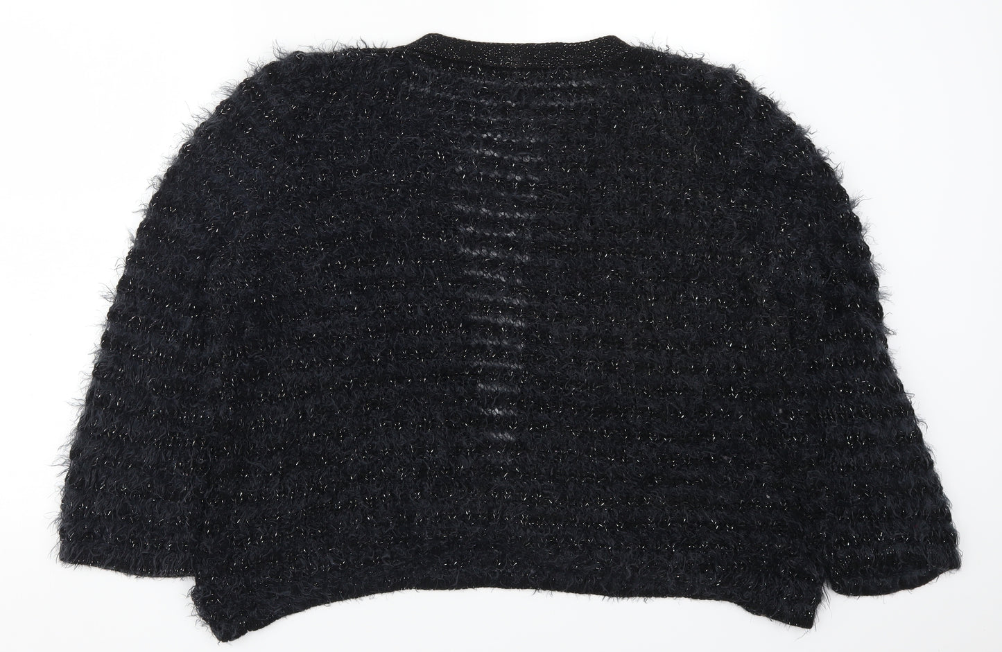 TU Womens Black  Knit Cardigan Jumper Size 20